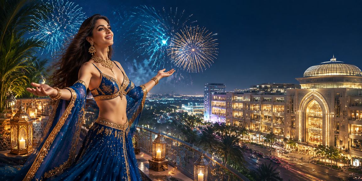 Players enjoying deposit bonus promotion at a Bollywood themed gaming event