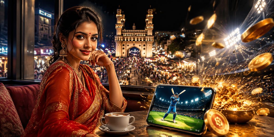 Hyderabad local engaging lottery play near Charminar