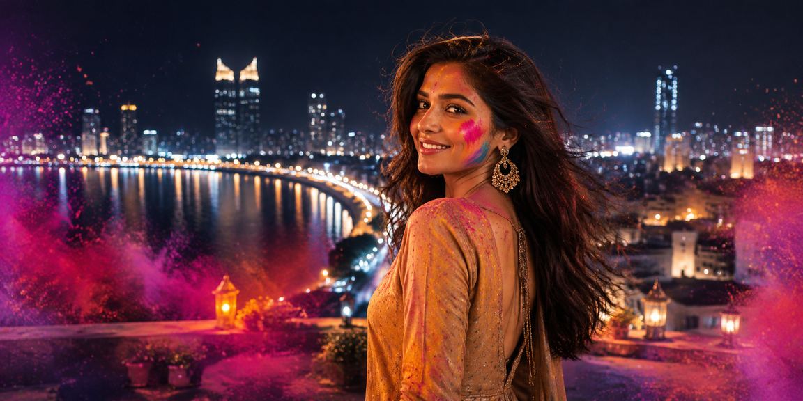 Mumbai Bandra lottery in vibrant light atmosphere